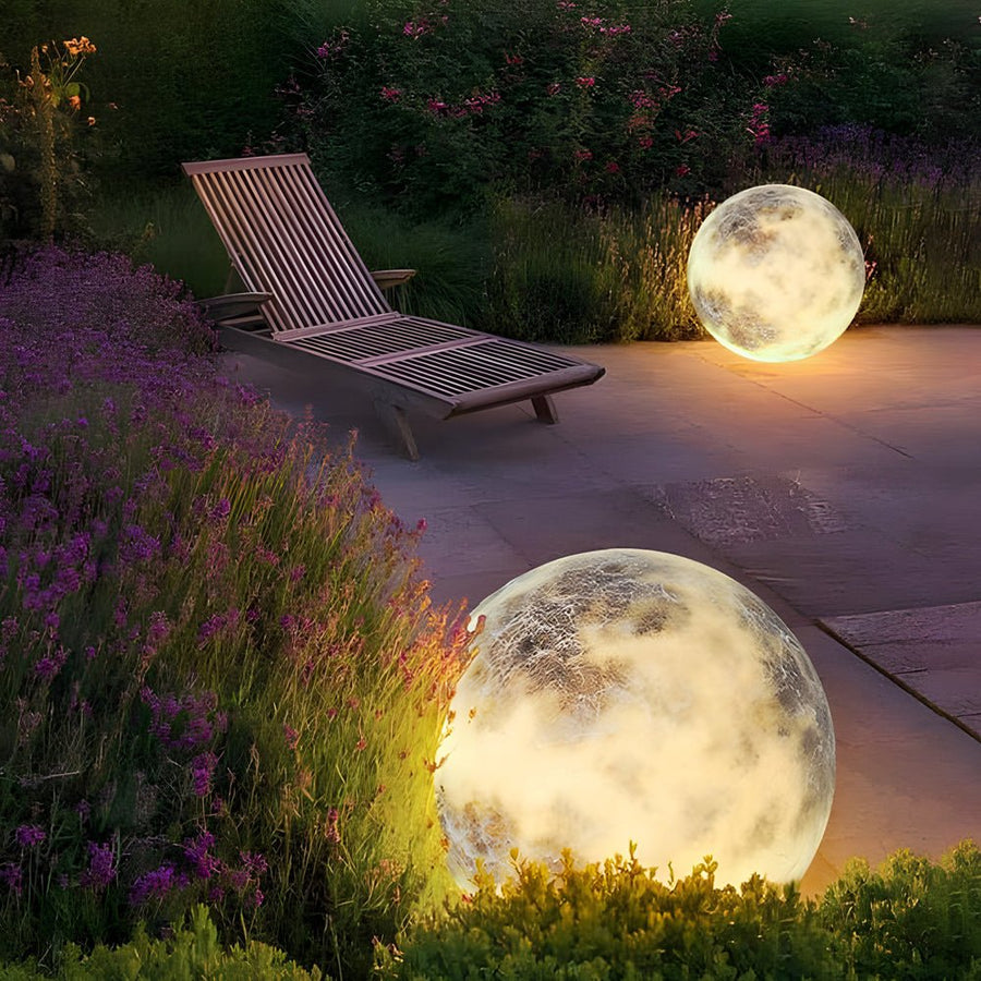 Moon Globe LED Lawn Light — Waterproof Outdoor Landscape Lighting
