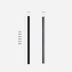 Black Linear LED Outdoor Wall Light — Modern Strip Exterior Lighting
