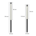 Cylindrical LED Bollard Light — Modern Outdoor Landscape Post Lamp