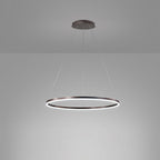 Black LED Ring Chandelier
