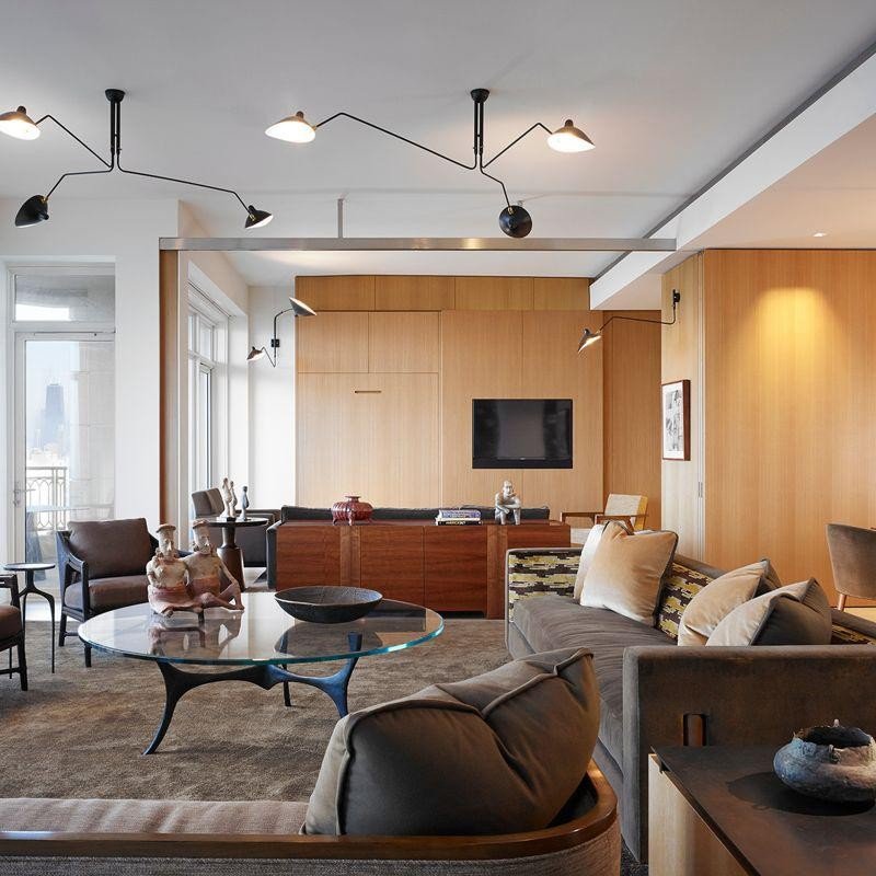 Multi-Arm Spider Ceiling Light