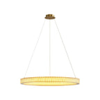Circular Modern Copper Chandelier