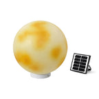 Moon Stone Pillar Light — Solar & Wired Outdoor Post Lamp