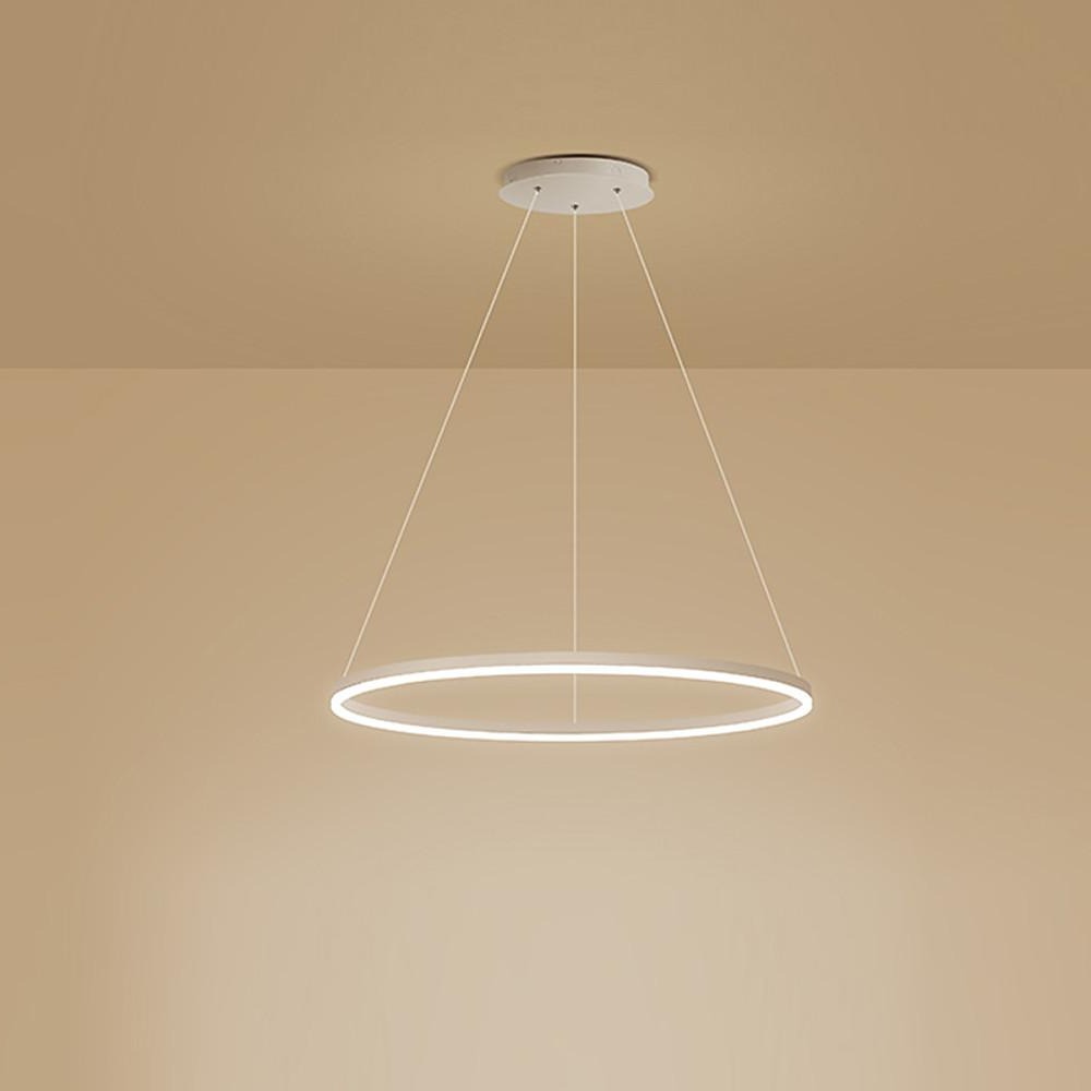 Black LED Ring Chandelier