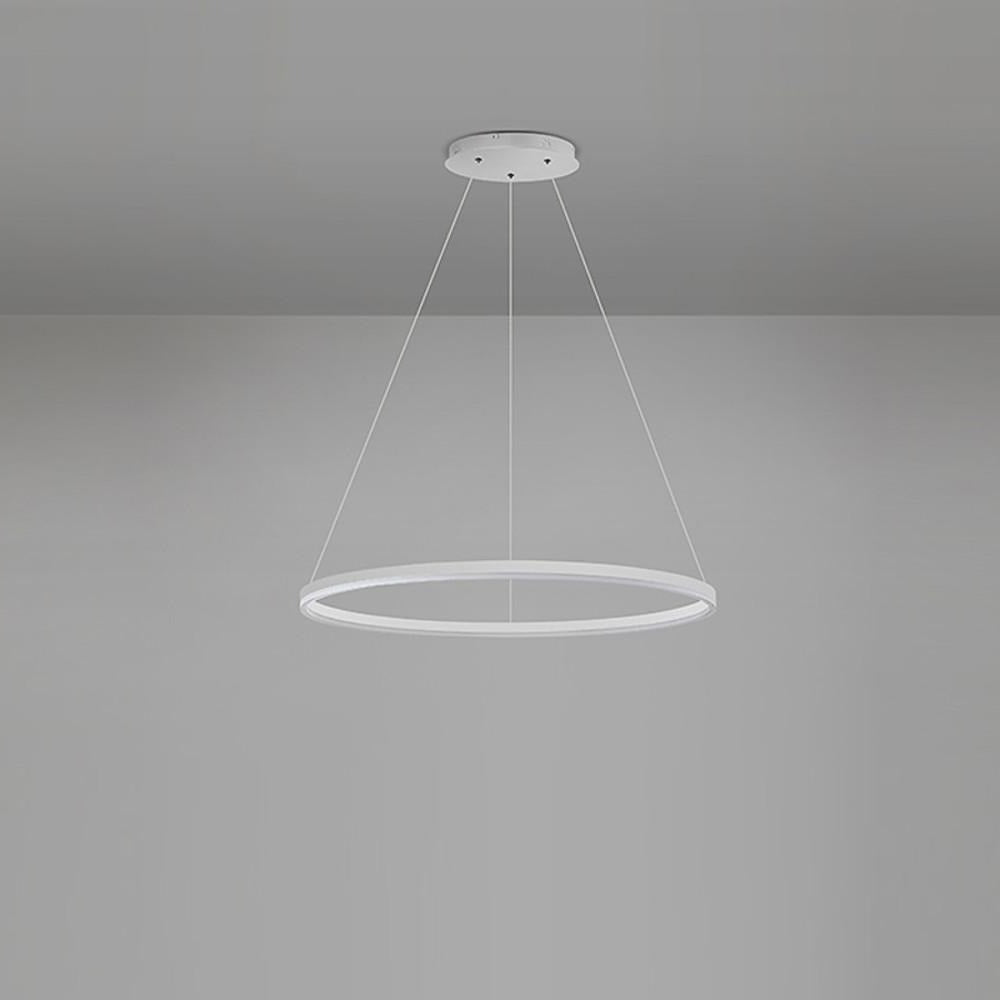 Black LED Ring Chandelier